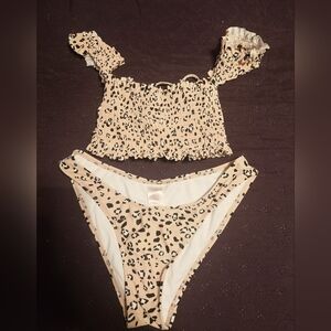 Women's Leopard Print Bikini Set LG